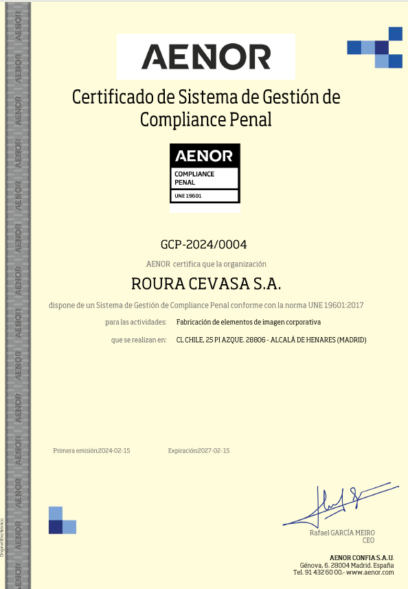 Certificado sistema gestión compliance penal GPC-2024/0004